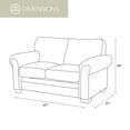 thumbnail image 4 of Deer Valley Loveseat With Solid Wood Frames, 4 of 12