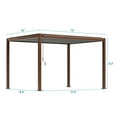 thumbnail image 6 of Mirador Takasho Acacia Finish Louvered Pergola, Choose Size, 6 of 8