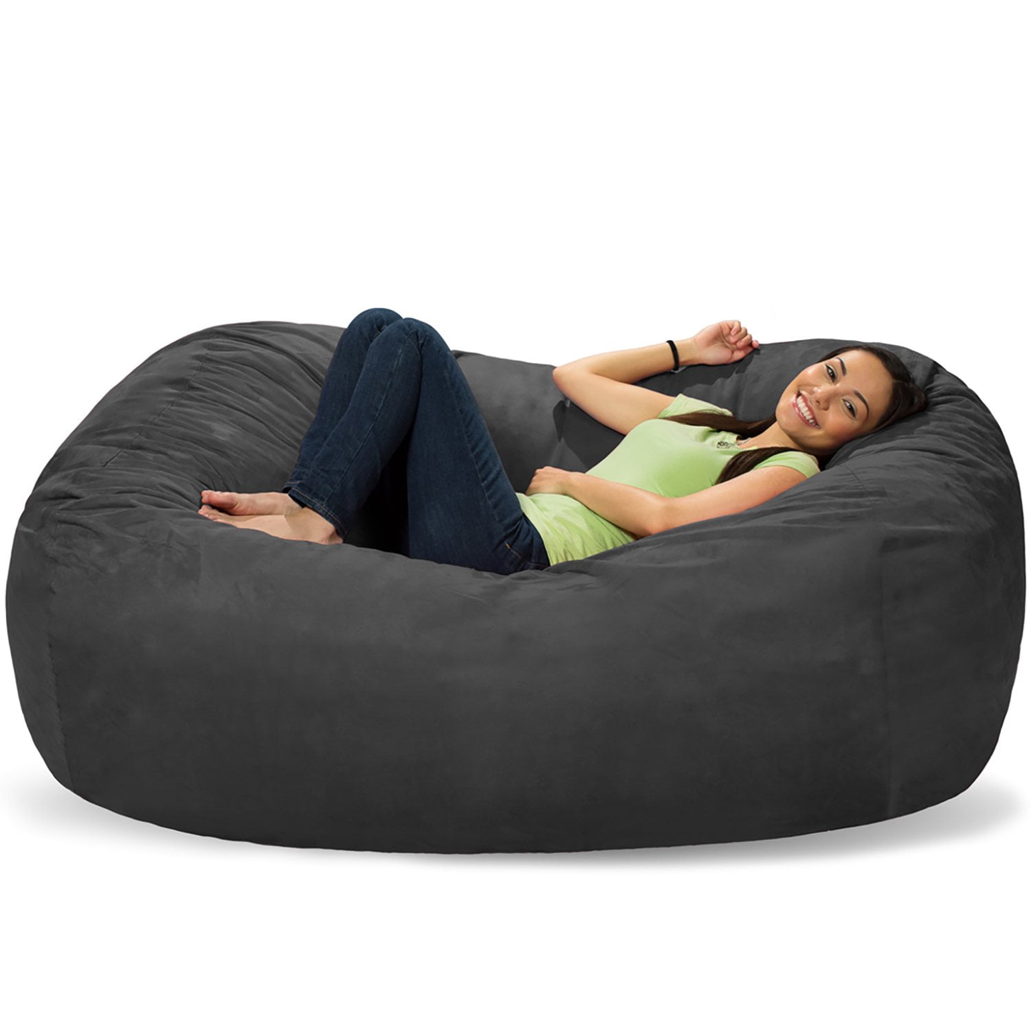 Comfy Sacks 6' Memory Foam Bean Bag Lounger, Choose Color