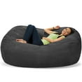 thumbnail image 1 of Comfy Sacks 6’ Memory Foam Bean Bag Lounger, Choose Color, 1 of 3