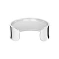 thumbnail image 3 of High Polish Cuff Bangle Bracelet in Sterling Silver, 3 of 6