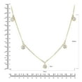 thumbnail image 4 of 0.75 CT. TW. Bezel Set Chandelier Diamond  Necklace in 14K Gold, 4 of 6