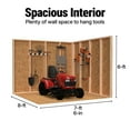 thumbnail image 5 of Handy Home Products Gable 8' x 7'.5" Value Outdoor Wooden Shed, 5 of 16