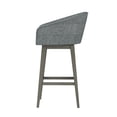 thumbnail image 10 of HH2 Home Upholstered Barrel Back Wood Adjustable Height Swivel Bar Stool, 10 of 19