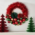 thumbnail interactive-video image 1 of Member's Mark 24" Shatterproof Ornament Tinsel Wreath, 1 of 5