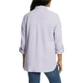 thumbnail image 4 of Nine West Women's Long Sleeve Double Gauze Button Up, 4 of 7