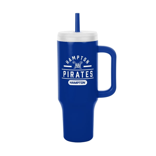 Logo Brands Hampton Pirates Stainless Steel Leakproof Tumbler