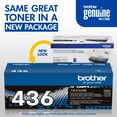 thumbnail image 3 of Brother TN436BK Super High-Yield Toner, Black, 3 of 8