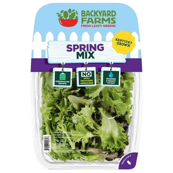 Backyard Farms Spring Mix Lettuce, 12 oz.