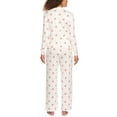 thumbnail image 3 of Loft Women's 2-Piece Henley Pointelle Pajama Set, 3 of 6