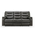 thumbnail image 12 of Waylen Top-Grain 3-Piece Leather Reclining Set, 12 of 19