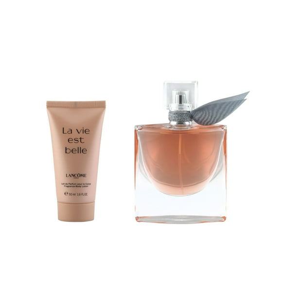 Lancome La Vie Est Belle 2 Pc set: Eau De Parfum Spray oz and Body Lotion, 1.7oz