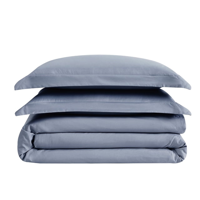 London Fog Garment Wash Solid Duvet Cover Set, Assorted Sizes