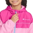 thumbnail image 3 of Champion Girls Colorblocked Windbreaker Jacket, 3 of 6
