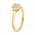 thumbnail image 2 of 0.50 CT.T.W. Emerald Cut Solitaire Lab Created Diamond Ring in 18K Yellow Gold, 2 of 5