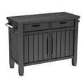 thumbnail image 2 of Keter Outdoor Grill Table, Buffet, Entertainment and Storage Cabinet w/ Drawers, Graphite Gray, 2 of 13