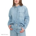 thumbnail image 3 of Seven7 Women's Denim Button Up, 3 of 9