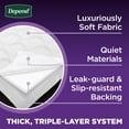 thumbnail image 5 of Depend Underpads Disposable Incontinence Bed Pads, 48 ct., 5 of 7