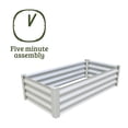 thumbnail image 5 of The Organic Garden Co Hakea 4' x 2' x 1' Metal Rectangle Garden Bed, 5 of 9