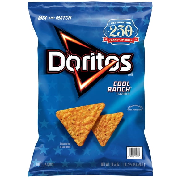 Doritos Cool Ranch Tortilla Chips, 18.38 oz.