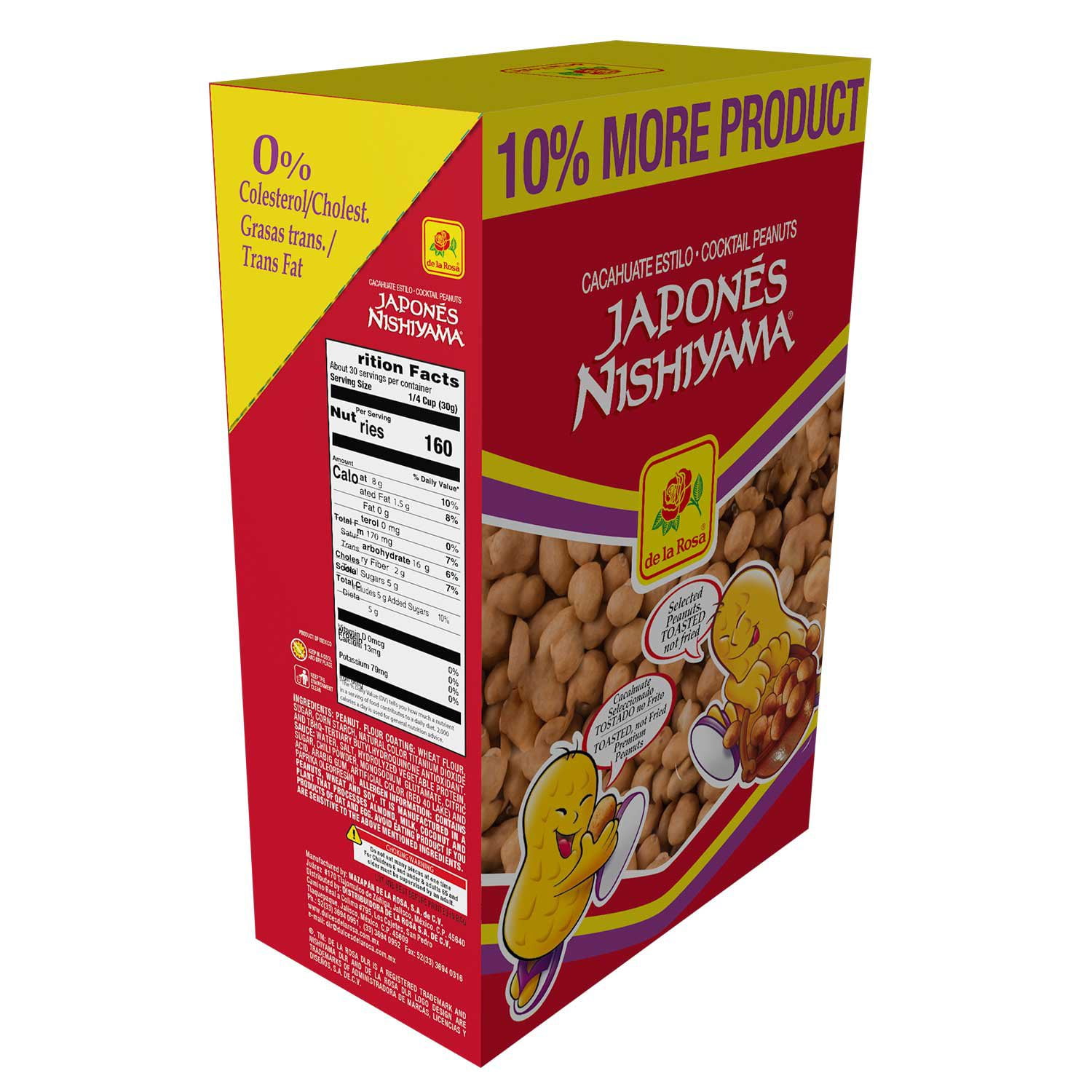 De La Rosa Japanese-Style Nishiyama Cocktail Peanuts, 5.4 lbs