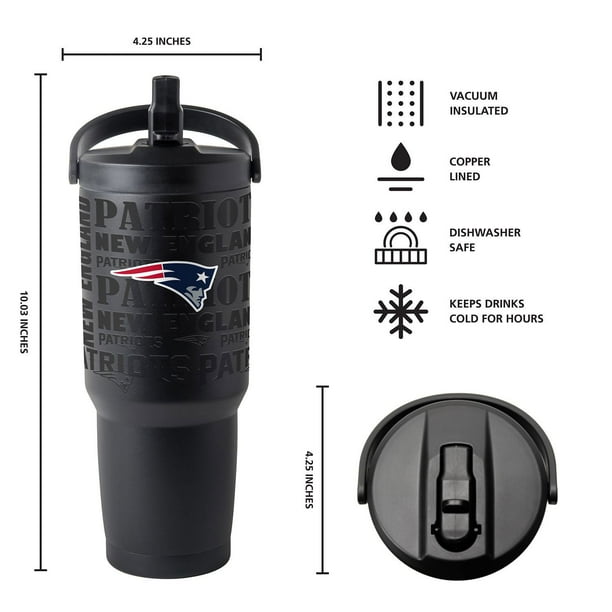 Logo Brands New England Patriots Stainless Steel Tumbler Set