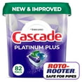 thumbnail image 1 of Cascade Platinum Plus ActionPacs Dishwasher Detergent Pacs, Fresh, 82 ct., 1 of 10