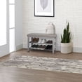 thumbnail image 1 of neatfreak Fabric Upholstered Shoe Storage Bench, 1 of 8