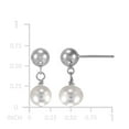 thumbnail image 5 of Freshwater Cultured Pearl and Silver Bead 3 Piece Set in Sterling Silver, 5 of 15