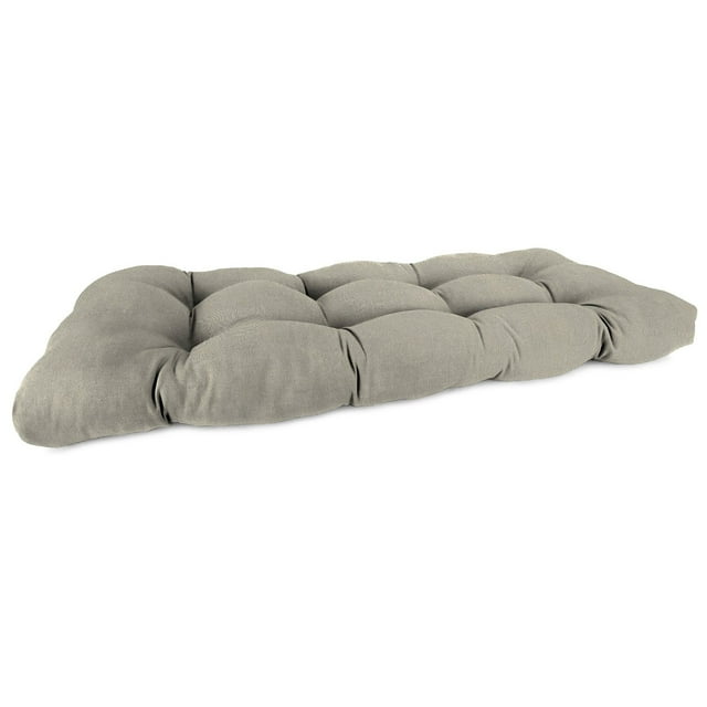 Sunbrella 44" x 18" Rectangular French Edge Settee Bench Cushion