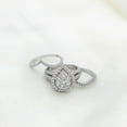 thumbnail image 6 of 2.00 CT T.W. Round Cut Pear Shape Halo Diamond Ring & Band Set in 14K Gold, 6 of 6