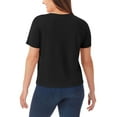 thumbnail image 2 of Member’s Mark Ladies Essential Short Sleeve Boyfriend Tee, 2 of 4