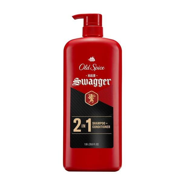 Old Spice Swagger 2-in-1 Shampoo and Conditioner, 39.9 fl. oz