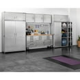 thumbnail image 21 of Seville Classics UltraHD 8-Piece Steel Garage Cabinet Storage Set With Rolling Workbench, 14 Feet Wide, 21 of 22
