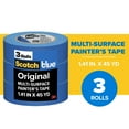 thumbnail image 2 of Scotchblue™ Original Painter's Tape, 1.41 in. x 45 yd., 3 Rolls Total, 2 of 11