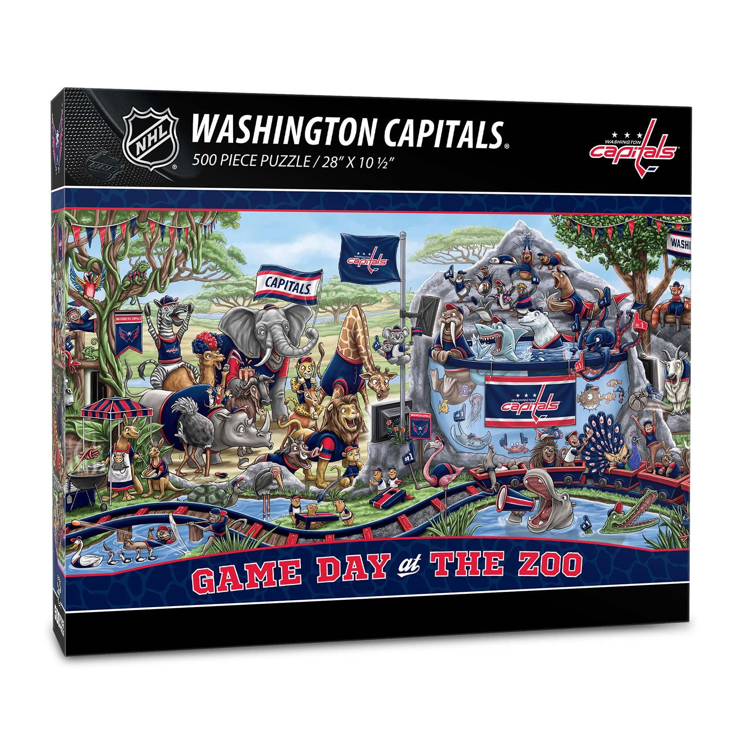 YouTheFan NHL Game Day At The Zoo 500pc Puzzle, Assorted Teams