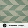 thumbnail image 4 of Nicole Miller New York Patio Country Calla Contemporary Herringbone Indoor/Outdoor Area Rug, 4 of 9