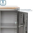 thumbnail image 6 of Seville Classics UltraHD 2 Door Rolling Cabinet, 28" W x 18” D x 34.5" H, 6 of 15