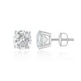 thumbnail image 4 of Lab Created Round Cut Diamond Stud Earrings, 4 of 8