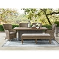thumbnail image 2 of Member's Mark Rosehill Fire Dining Set with Sunbrella Fabric, 6pc, 2 of 7