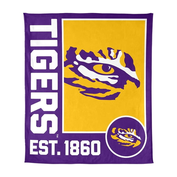 Logo Brands LSU Tigers 60"x70" Super Plush Blanket