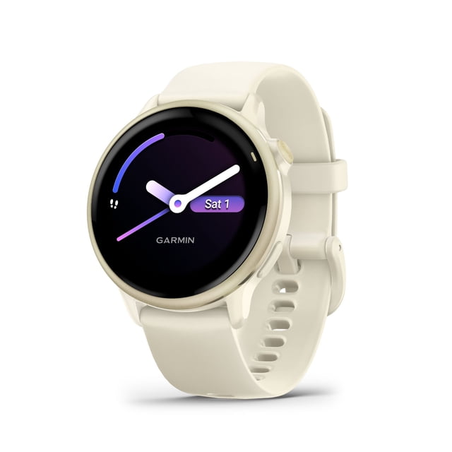 Garmin Vivoactive 6, slate with Bone/Gold Band