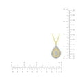 thumbnail image 3 of 0.96 ct. t.w. Diamond Pendant in 14k Two Tone Gold, 3 of 5