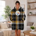 thumbnail image 4 of Pegasus Sports Pittsburgh Steelers Wearable Sherpa Throw, 4 of 6