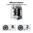thumbnail image 2 of HOTO Electric Tire Inflator with Extended Hose for Car Bicycle Motorcycle Ball, 2 of 6