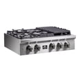 thumbnail image 2 of FORNO Spezia Pro Style Gas Range Top with Cast Iron Grates, 2 of 8