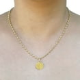 thumbnail image 3 of Saint Benedict Reversible Beaded Chain Pendant Necklace in 14K Gold, 3 of 5