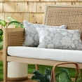 thumbnail image 1 of Martha Stewart Distressed Jacobean Indoor/Outdoor Decorative Pillow, Set of 2, Choose Size, 1 of 10