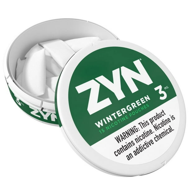 Zyn Oral Tobacco, Wintergreen, 3 mg , 5 Can roll, 18 pk