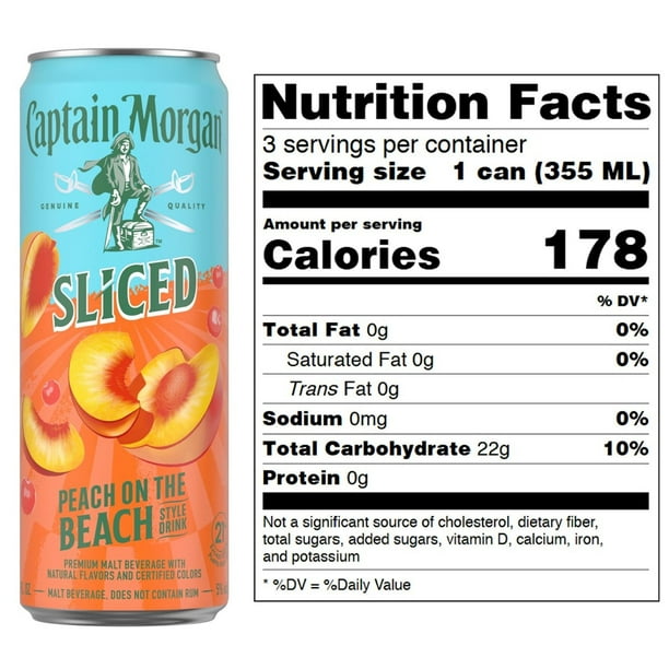 Captain Morgan Sliced Sweet vs. Heat Ready To Drink Variety Pack, 12 fl.  oz. can, 12 pk